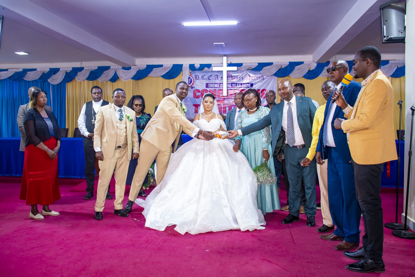 A wedding celebration at Mukinyi